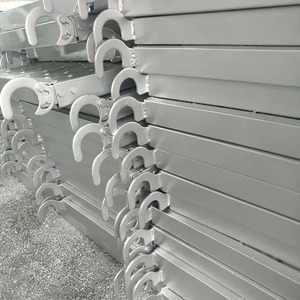 Piattaforma Moderna <span class=keywords><strong>in</strong></span> Lega di Alluminio e Acciaio per Ponteggi, Passerella <span class=keywords><strong>con</strong></span> Ganci, Uso Alberghiero, Alta Resistenza, Anticorrosione, Pieghevole, 700kg - Product Image 2