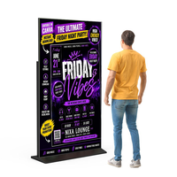 Écran tactile LCD Full HD 65/75/85 pouces pour affichage numérique publicitaire avec SDK, pour utilisation en centre commercial, ascenseur, sur pied