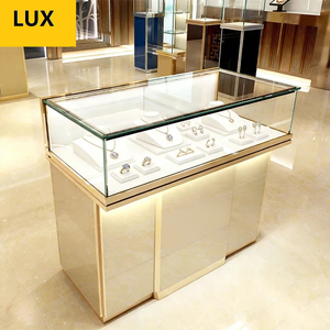 Vitrina de Exhibición de Joyería de Diseño Libre LUX, Mueble de Exhibición de Escritorio para Joyas y Adornos de Jade de Excelente Calidad - Product Image 3