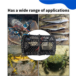Cadre en acier soudé robuste <span class=keywords><strong>Cage</strong></span> à crabe en plastique pièges à homard de haute mer <span class=keywords><strong>Cage</strong></span> de pêche <span class=keywords><strong>Cage</strong></span> à appâts pour carpe - Product Image 6