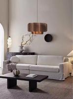 Luminaire suspendu en rotin tressé de style japonais Wabi-sabi, design nuage de pierre créatif, pour salon zen, restaurant, lustre pour la maison