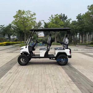 High Performance 4 Passengers Golf Cart Push Cart <b>Pull</b> Cart Golf <b>Trolley</b> Electric Good Price - Product Image 4