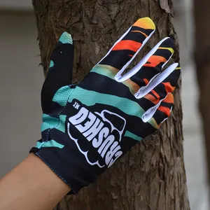 Best design breathable mountain bike mtb cycling gloves full finger mx gloves