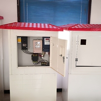 Gabinete para Pozo de Fibra de Vidrio SMC, Refugio Inteligente para Pozo con Puerta con Cerradura para Riego Agrícola y Ahorro de Agua en Terrenos Agrícolas