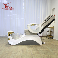 Chaise de bain spa de luxe pour les pieds Silla De Pedicura De Lujo personnalisée rose fauteuil de massage et de pédicure pour salon de manucure