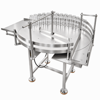 Table de débouteillage KDM-BU800 pour l'alimentation des conteneurs avant les lignes de remplissage et d'emballage
