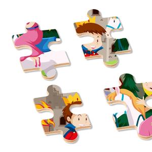 OEM Casse-tête professionnel à impression personnalisée pour enfants Jouet de bricolage pendant 2 à 4 ans en papier plastique PVC Commande minimum <span class=keywords><strong>1000</strong></span> pièces - Product Image 5