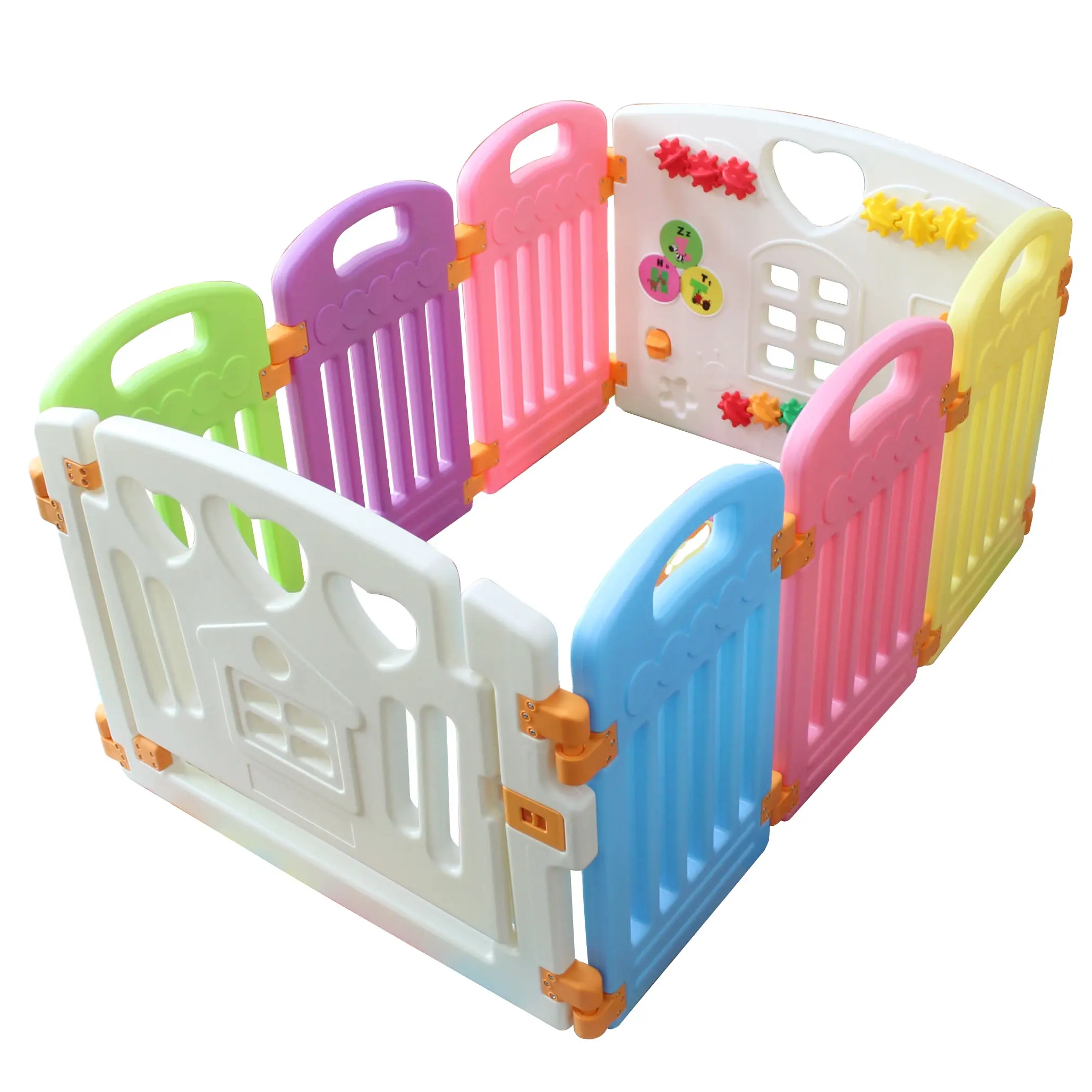 Fabriek Directe Verkoop Premium Veilige Baby Kinderen Hek Plastic Speelhek Baby Box