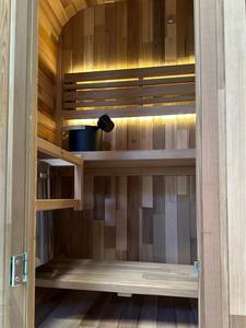 Sauna Cube Thermo Spruce pour 1 Personne avec Chauffage Électrique, Mini Sauna Extérieur, Cabine de Sauna par le Fabricant OEM - Product Image 6