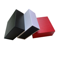 Échantillon gratuit de luxe Flip Top tableau noir boîte-cadeau feuille d'or argent boîte d'emballage magnétique pour la promotion