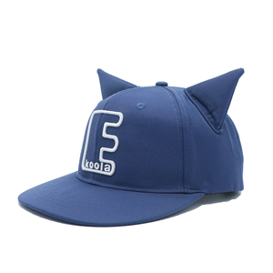 OEM Custom Embroidery Logo Letter Pattern 100% Cotton Baseball With Horns Unique Snapback Hats - Product Image 2