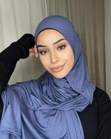 Vente flash : Hijab en jersey respirant en coton et modal, design musulman pour femmes, 170*70cm, fabriqué en Malaisie, foulard en soie
