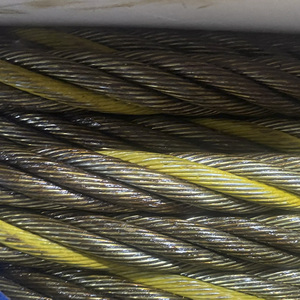 6x1 9/7x1 9/6x37 6X25 35WXK7 IWRC 아연 도금 스테인리스 스틸 케이블 섬유 코어 스틸 코어 스틸 와이어 로드 로프 - Product Image 6