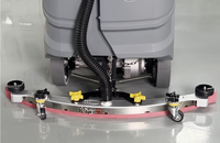 Nettoyeur de sols électrique automatique V8 avec pulvérisation d'eau pour usage industriel et commercial