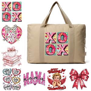 Fries Before Guys Valentine's Day Tema DTF Transfer Printing Transferencia de calor para Tote Bolsas de lona Almohadas Envío gratis - Product Image 6