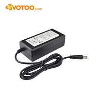 Adaptateur secteur AC/DC de bureau 60W 24V 3A US/EU/UK/AU pour imprimante 3D, LED, CCTV, certifié CE FCC RoHS, OEM disponible, prise jack 5.5x2.1mm
