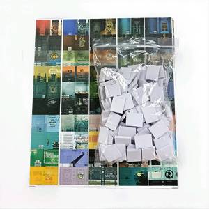 Mini Libreria per <span class=keywords><strong>Casa</strong></span> delle Bambole con Armadietto, Espositore in Legno per Libri in Miniatura, Libri in Miniatura Inclusi, Accessorio Decorativo per <span class=keywords><strong>Casa</strong></span> delle Bambole - Product Image 6