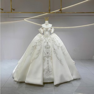 ชุดแต่งงานเจ้าสาวชุดลูกรักประดับด้วยเลื่อมคริสตัลประดับด้วยลูกปัด Jfh04-1รายละเอียด - Product Image 1