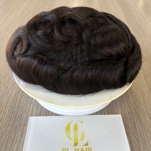Toupee para Hombre Stock HD, Color Natural, 6x8, Línea de Cabello Invisible, Base de Encaje Suizo, Sistema de Cabello Humano con Base de Piel Delgada - Product Image 5