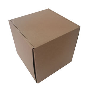 Caja de Transporte de Cartón Corrugado Plegable Personalizada de Fábrica, 8x8x8, Embalaje de Papel Ecológico Estándar para Ropa y Calcetines - Product Image 2