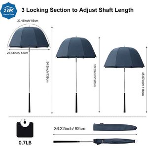 Waterproof Double Layers <b>Promotion</b> LOGO Printing Caddy Cover Golf Bag <b>Umbrella</b> Cute Golf Bag <b>Umbrella</b> for Club protection - Product Image 2