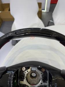 Pour <span class=keywords><strong>Ferrari</strong></span> <span class=keywords><strong>458</strong></span> Purosangue F430 488 360 LaFerrari Roma <span class=keywords><strong>Volant</strong></span> en Fibre de Carbone - Product Image 4