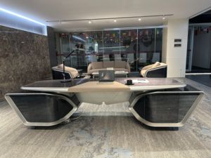 Sang Trọng Hiện Đại Bàn Tiên Tiến Chất Lượng Cao Đồ Nội Thất Văn Phòng Cho Ông Chủ/Giám đốc Điều hành Mở rộng MDF Cho Căn Hộ Nhà Văn Phòng Sử Dụng - Product Image 5