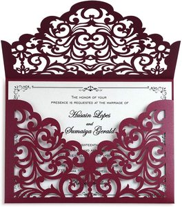 Thiệp Mời Đám Cưới Tamil Độc Đáo Bằng Giấy Bạc Vàng Sang Trọng Logo Thiệp Mời Đám Cưới Quinceanera Túi Thiệp Mời Đám Cưới - Product Image 4