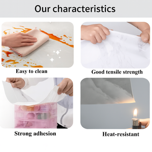 Hiện đại tự dính PVC phim không thấm nước và có thể tháo rời cho tạm thời Countertop tường makeover trong phòng khách phòng ngủ phòng tắm - Product Image 2