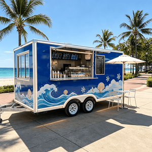 Mobile Restaurant Bakery Food Truck Trailer With Ovens Food Truck Trailer Commercial Kitchen Bubble Tea Food Truck - Product Image 6