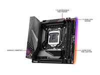 Carte mère Z390-I Gaming LGA1151 Mini ITX DDR4 SATA WiFi Double M.2 Ports USB3.1 Nouveau processeur Intel 8e et 9e génération inclus