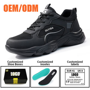 Zapatos DE SEGURIDAD Guyisa con aislamiento antigolpes y antiperforación, puntera de plástico ligera de 10KV para hombres - Product Image 3