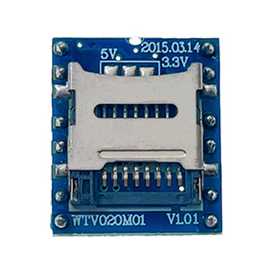 OKY3161-<span class=keywords><strong>2</strong></span> WTV020-SD-16P 音频模块，带 USB TF 卡播放功能，适用于 PIC <span class=keywords><strong>Arduino</strong></span> 语音项目 - Product Image 3