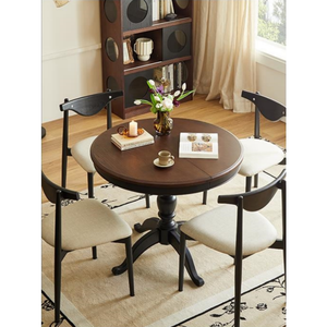 <span class=keywords><strong>Tavolo</strong></span> da Pranzo <span class=keywords><strong>Allungabile</strong></span> in Rovere <span class=keywords><strong>Rosso</strong></span> di Nuovo Design, Stile Francese, con Design Antico Stabile per 6 Persone, Arredamento per Sala da Pranzo - Product Image 2