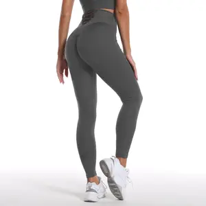 2023 Custom Logo 3 Pieces Women Sportswear Seam Sports Bra High Waist Leggings Suit Active Wear Athletic Gym Fitness Yoga Sets