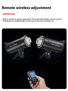 <span class=keywords><strong>Godox</strong></span> <span class=keywords><strong>SK300II</strong></span>-V 300Ws SK400II-V 400Ws Système sans fil 2.4G X Lampe de modélisation LED 5600K Flash de studio Éclairage photographique - Product Image 4