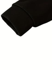 Felpa Casual a Maniche Lunghe Stile Streetwear Los Angeles 1991 da Uomo, Stampa Nera, Pullover 100% Fibra di Bambù, Antivento, Autunnale - Product Image 5