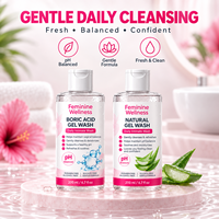 Kit de Soins Intimes Marque Blanche OEM : Lavage Yoni, Herbes pour Bain de Vapeur, Suppositoires Boriques, Capsules Probiotiques, Masque Intime, Lingettes, Applicateurs