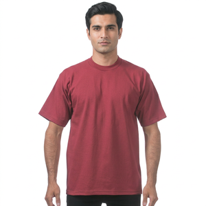 Nouveau T-shirt court pour homme du fabricant, personnalisé, 300 g/m², 100 % coton, coupe oversize, épaules tombantes, grammage lourd, vierge - Product Image 1