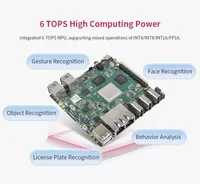 CPP-3588 6TOPS AI Rockchip Cortex-A76 Quad-core SBC WiFi6 Ethernet Dual 25G 8K para M2 NVME 4GB/8GB/8GB+64GB