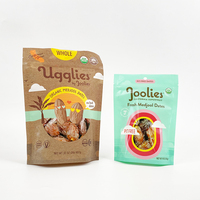 Op maat bedrukte staande ritssluitingszakjes voor snacks, geschikt voor rode jujubes, dadels en cashewnoten, plastic verpakking.
