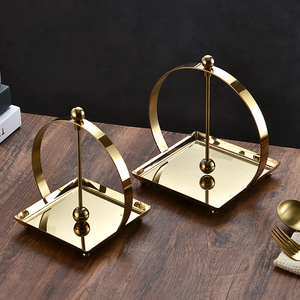 ที่ใส่กระดาษทิชชูสแตนเลสสีทองสำหรับใช้ในบาร์ KTV ห้องน้ำ - Product Image 1