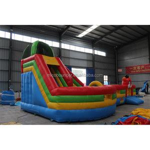Toboggan <span class=keywords><strong>gonflable</strong></span> coloré en PVC de haute qualité, directement de l'usine, pour adultes et enfants, idéal pour les locations de jeux extérieurs et les fêtes. - Product Image 3