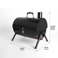 Barbecue portable pliable pour camping extérieur, outils de barbecue à charbon de bois, four à barbecue pliable
