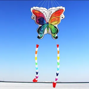 Soft Kite Beautiful Butterfly Soft Kite Outdoor Fun Skeletonless Gift Sports Adult Children's Toy Nylon Material