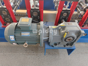 Single Layer <b>Sheet</b> Metal Roof Profile Roll Forming Machine Roofing <b>Sheet</b> Making Machine Trapezoidal Steel <b>Tile</b> Making Machinery - Product Image 5