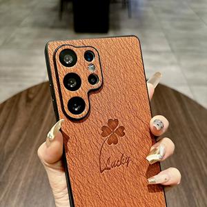 Étui de téléphone portable en cuir antichoc trèfle à quatre feuilles de luxe pour Samsung Galaxy A55 A54 A53 A33 A34 A35 A36 A26 S24 S25 Ultra - Product Image 2