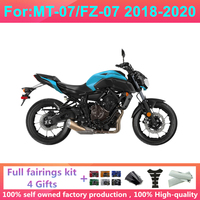 Kit de carénage complet pour moto à injection, compatible avec Yamaha MT07 FZ07 MT-07 MT 07 2018-2020