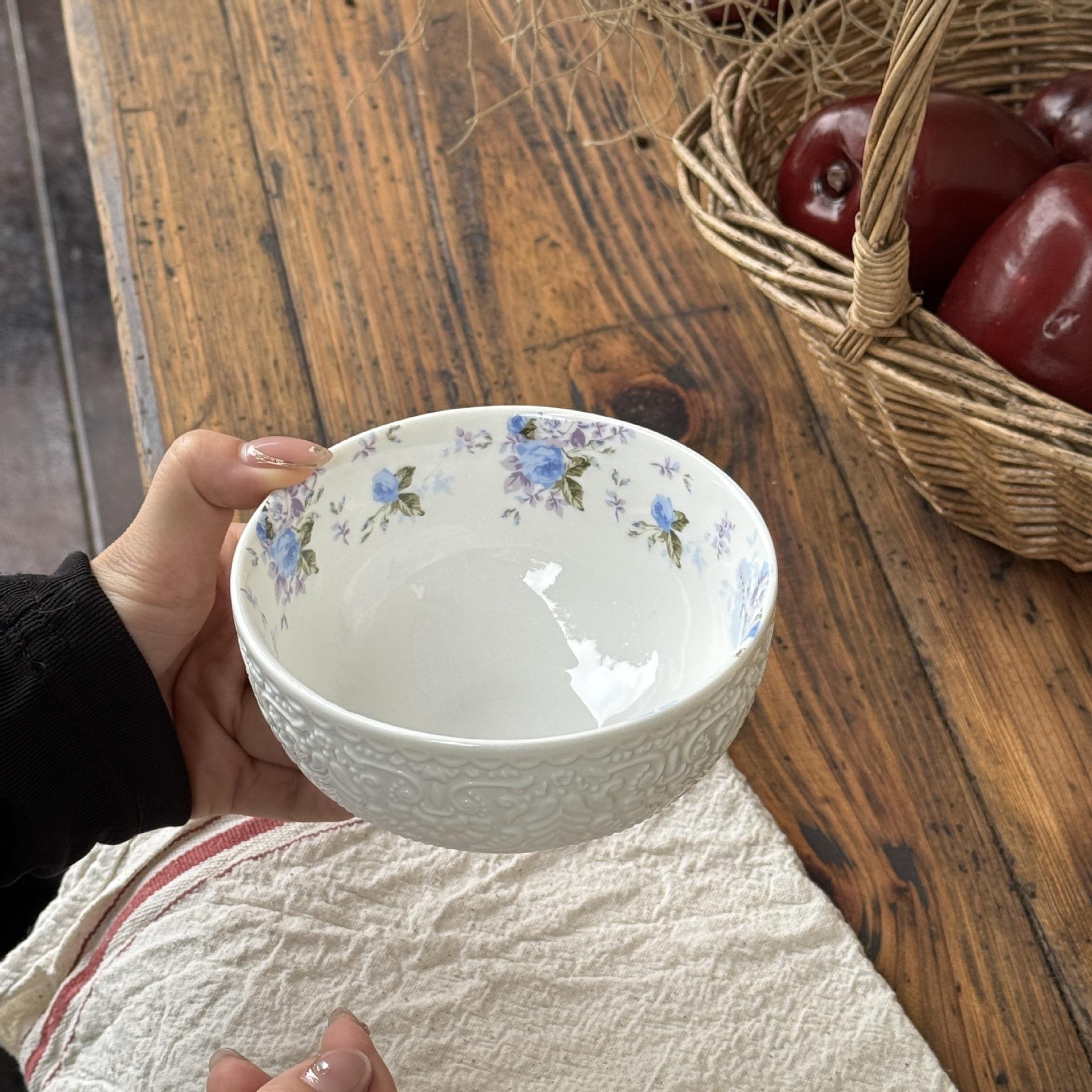 Petal relief leaf bowl 12*6.5