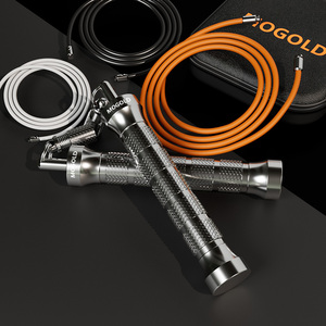 Chất lượng cao có thể điều chỉnh trọng mang <span class=keywords><strong>jump</strong></span> <span class=keywords><strong>rope</strong></span> với hợp kim xử lý PVC <span class=keywords><strong>Rope</strong></span> nhiệm vụ nặng nề unisex Tập Thể Dục Đào Tạo Bỏ qua dây - Product Image 4